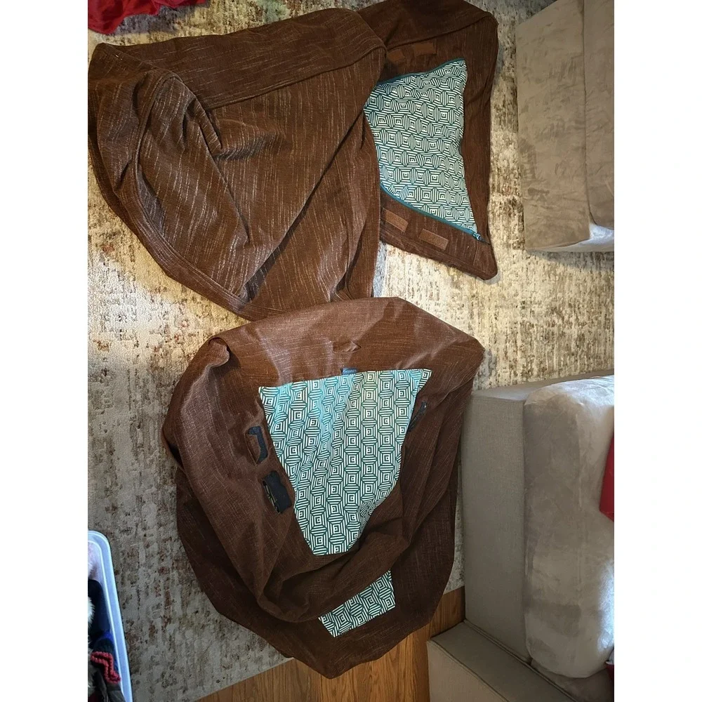 Lovesac Sactional Wedge Seat Terracotta Rained Chenille (2 available) 2-pieces